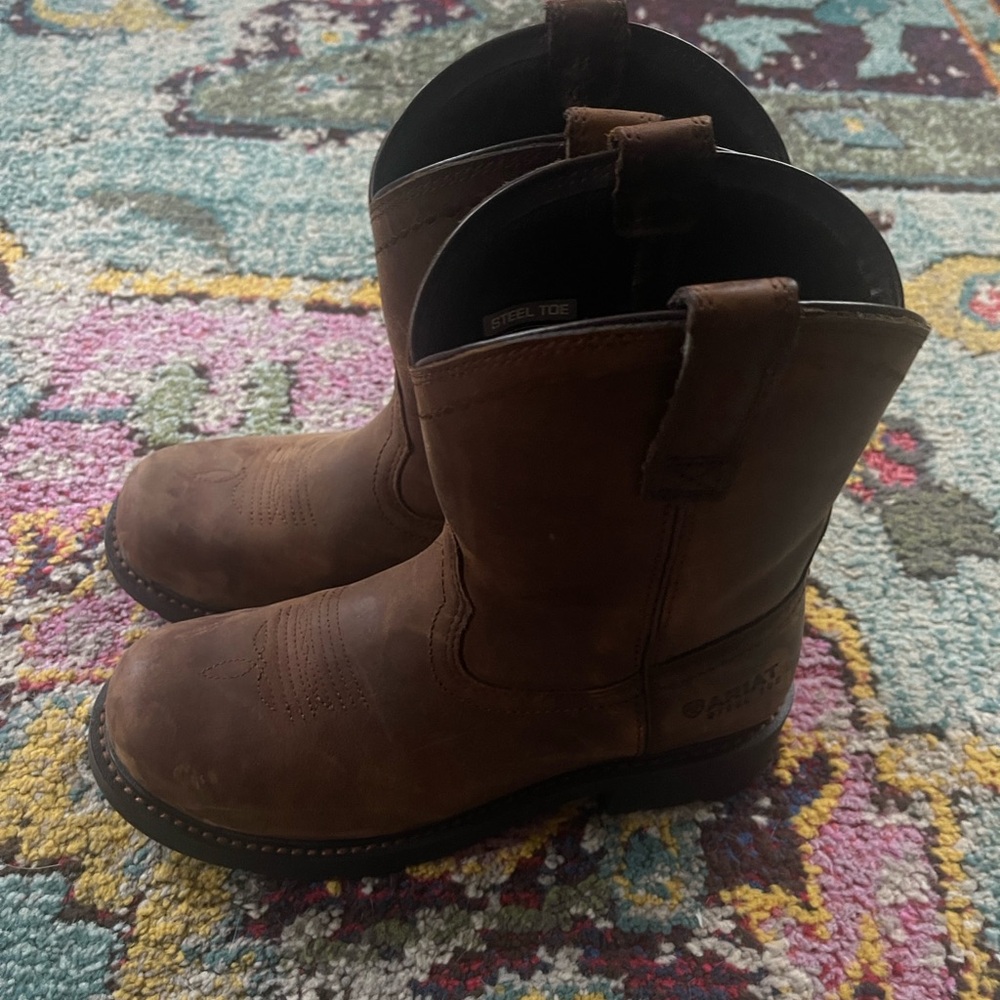 Ariat Brown Combat & Moto Boots
